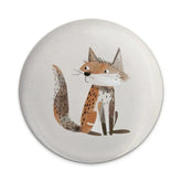 Cute Fox Pinback Button, Animal Lover Gift, Woodland Creature Badge, Cartoon Fox Art, Fox Illustration Button, Unique Button Collection - Tawshia